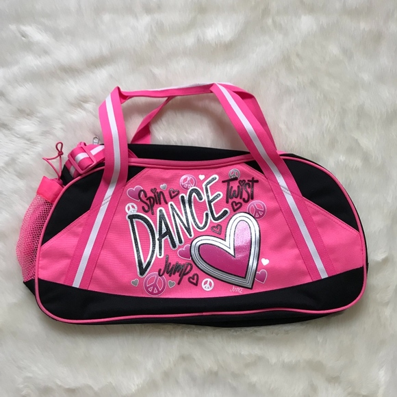 justice dance duffle bag